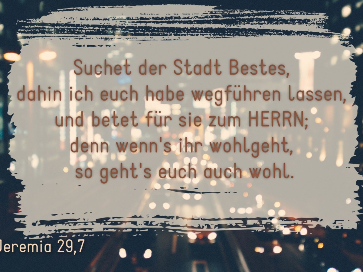 Jeremia 29,7